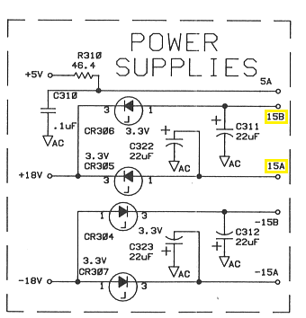 HP34401A电源原理图
