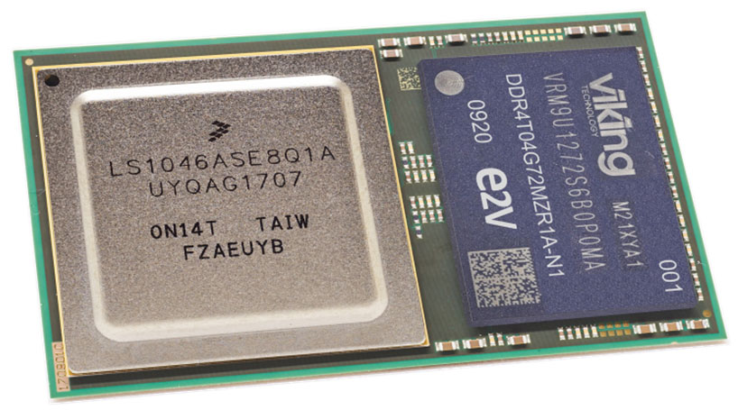 QLS1046-4GB Quad ARM核心的照片与DDR4T04G72 DDR4相结合