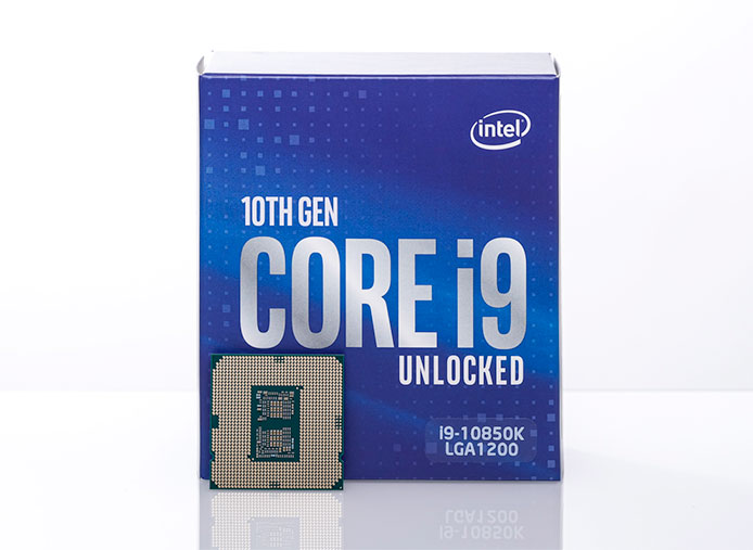 英特尔酷睿i9 10850K CPU的照片