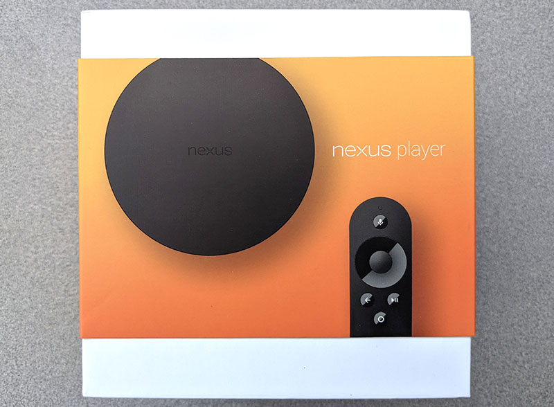 Nexus Player前包装的照片