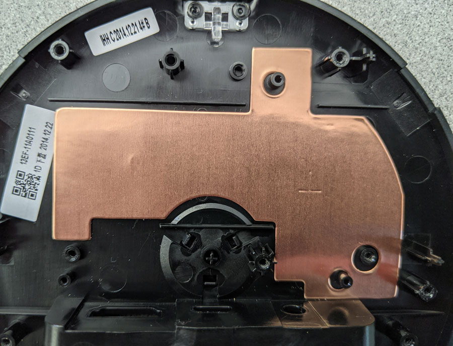 铜的照片在Nexus播放器的上半部分